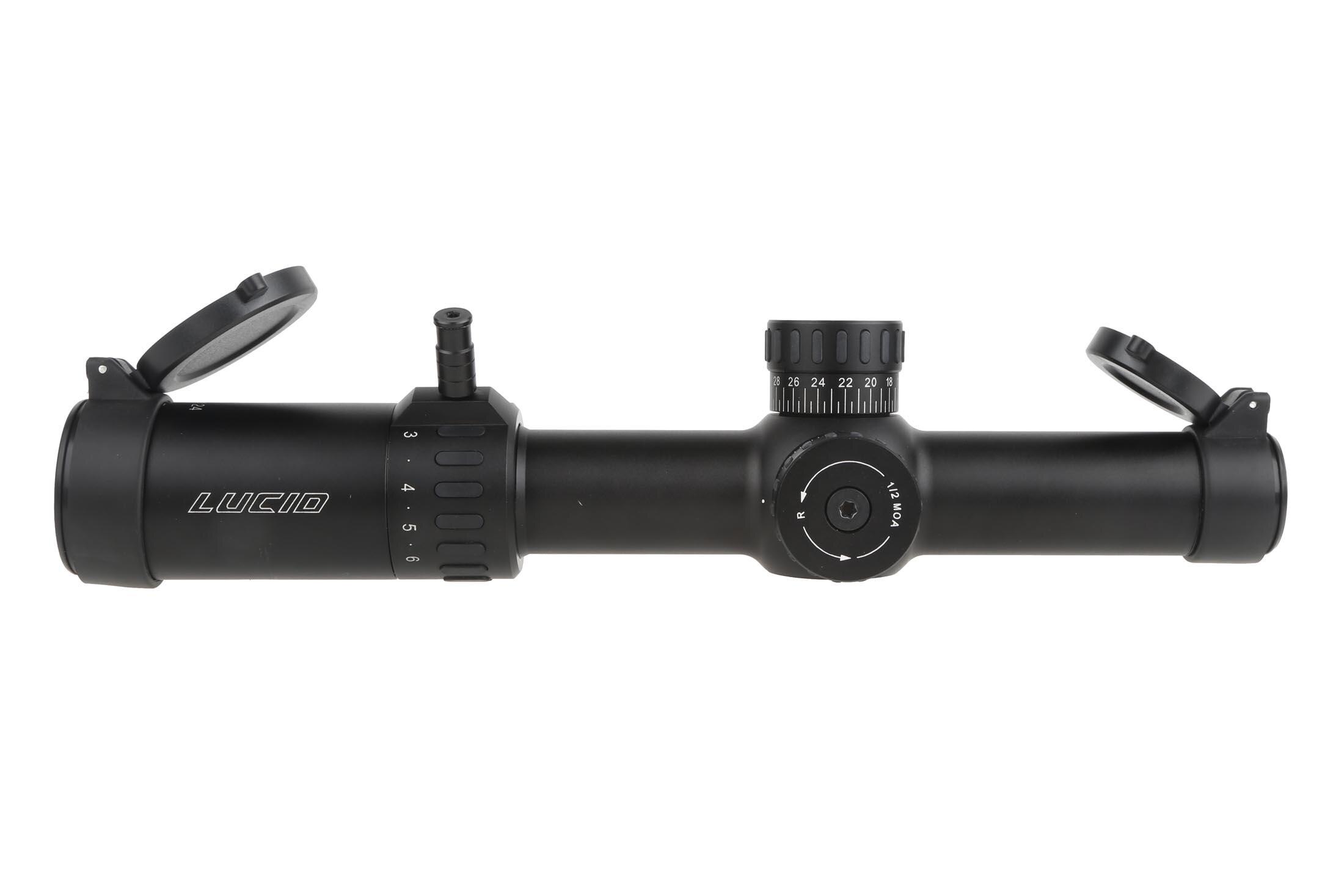 Lucid L7 16x24mm Rifle Scope with Illuminated P7 Reticle L1624P7